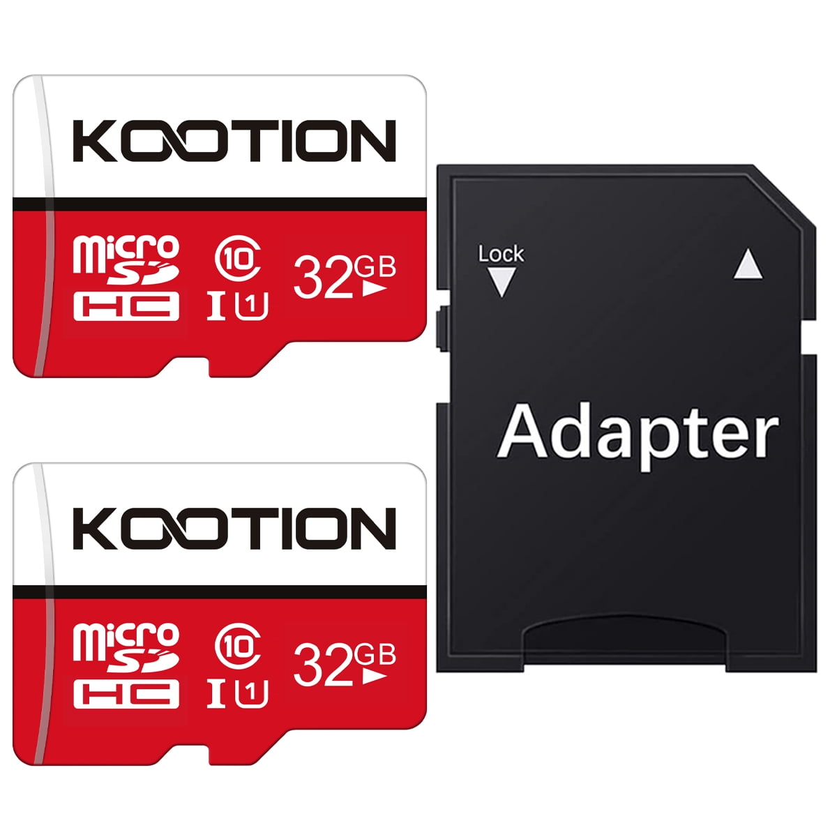 KOOTION 2 Pack 32 GB Micro SD Card TF Card High Speed MicroSD Card with