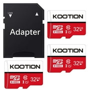 KOOTION 3 Pack 32 GB Micro SD Card Memory Card Class 10 Micro SDHC UHS-I High Speed TF Card, C10, U1