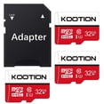 thumbnail image 1 of KOOTION 3 Pack 32 GB Micro SD Card Memory Card Class 10 Micro SDHC UHS-I High Speed TF Card, C10, U1, 1 of 14