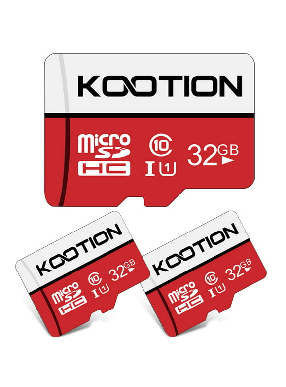 KOOTION 3 Pack 32 GB Micro SD Card Memory Card Class 10 Micro SDHC UHS-I High Speed TF Card, C10, U1