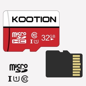KOOTION 32 GB TF Card Class 10 Micro SD Card U1 MicroSD Card Memory Card for Security Camera Phone Table without Adapter