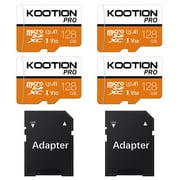 KOOTION PRO128GB Micro SDXC Flash Memory Card with 2 Adapters, 4 Total Count