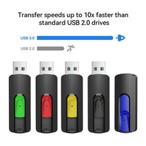 KOOTION USB 3.0 Flash Drives 32 GB 5 Pack Faster Thumb Drive Memory Stick Zip for Laptop Data Storage Backup