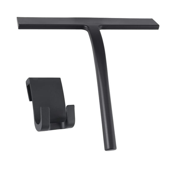 KOOVON Shower Squeegee for Bathroom Glass Car Window Cleaning 9 Inch Black