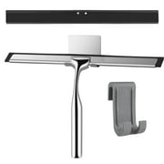 KOOVON Shower Squeegee for Shower Doors Bathroom Glass Window Car Stainless Steel