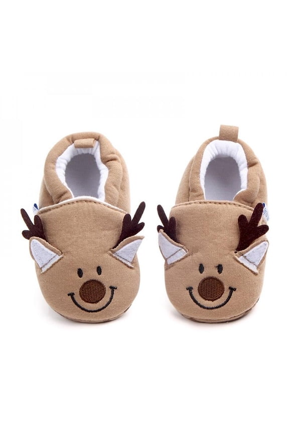 Newborn Kids Girl Boy Home Shoes Soft Sole Indoor Slippers Infant Crib Shoes Fashion Cartoon First Walkers Sale
