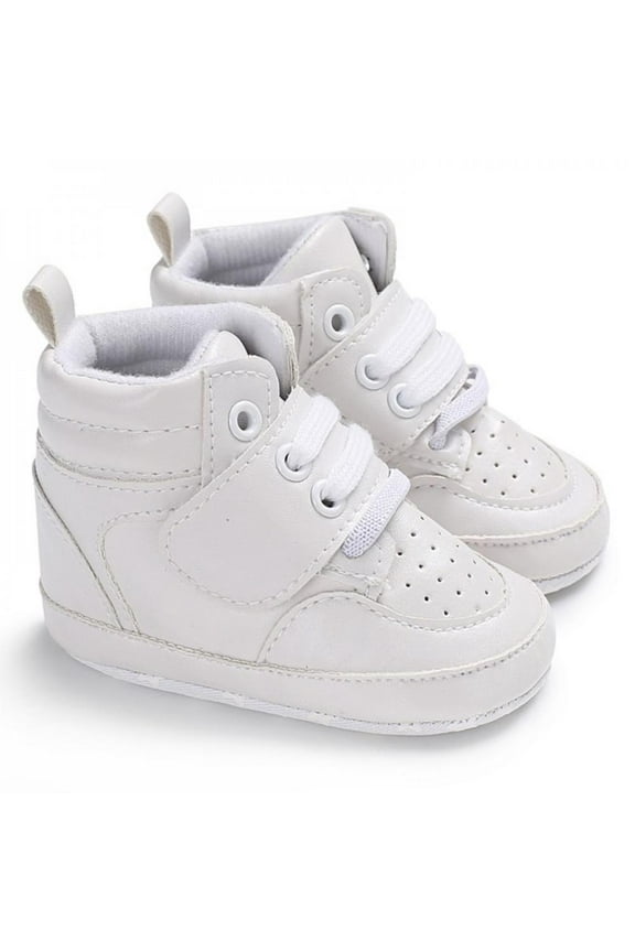 Newborn Kids Sneakers Kids Boys Shoes High Solid Soft Sole First Walkers Infant Toddler Antislip Prewalker Crib Footwea