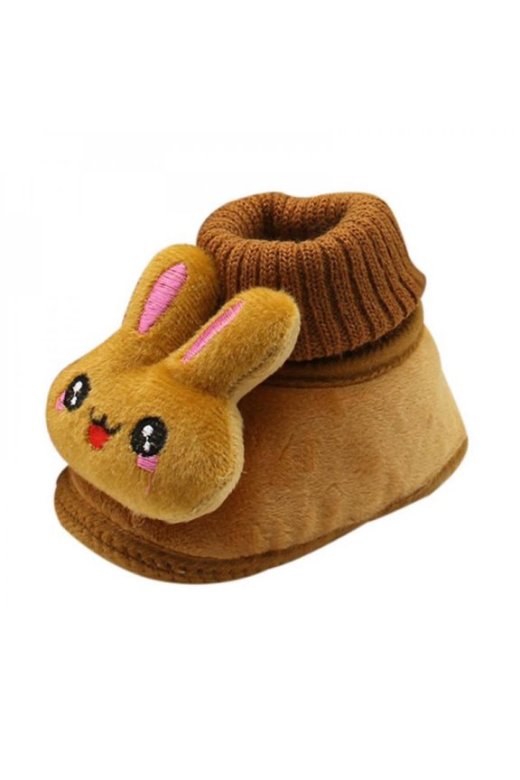 Spring Autumn Comfy Kids Fashion Child Rabbit Cartoon Shoes for Girls Boys Warm Casual Plush Kids Toddler Shoe First Walkers