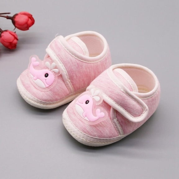 KOOYET Spring Autumn Kids Toddler Shoes Newborn Girl Boy Cute Cartoon Pattern Cotton Soft Sole Comfortable Shoes