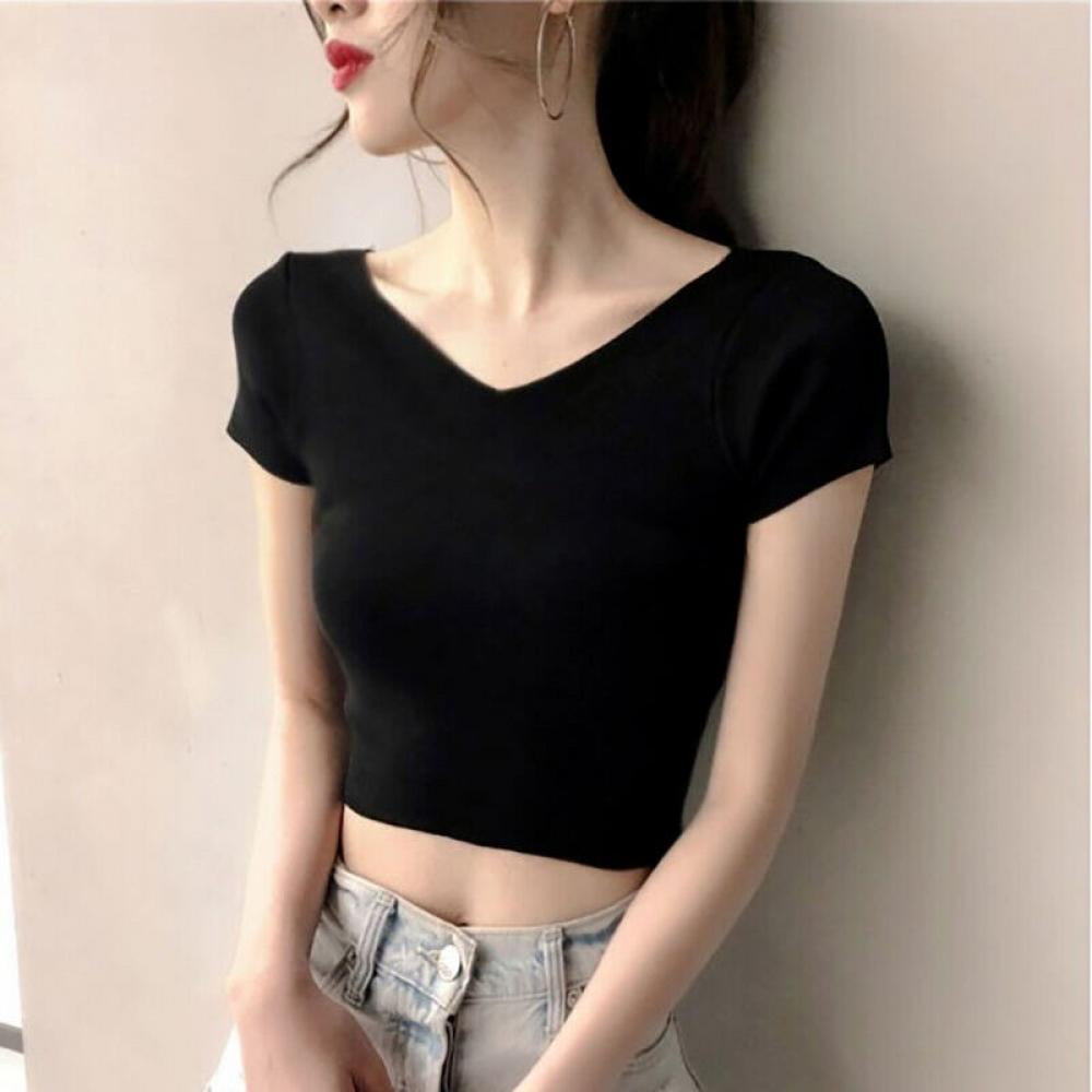 【KOOLOSET】KOREA Mesh Short Sleeve Tee KOOYET Summer Fashion Women Classic Solid Color Short Sleeve