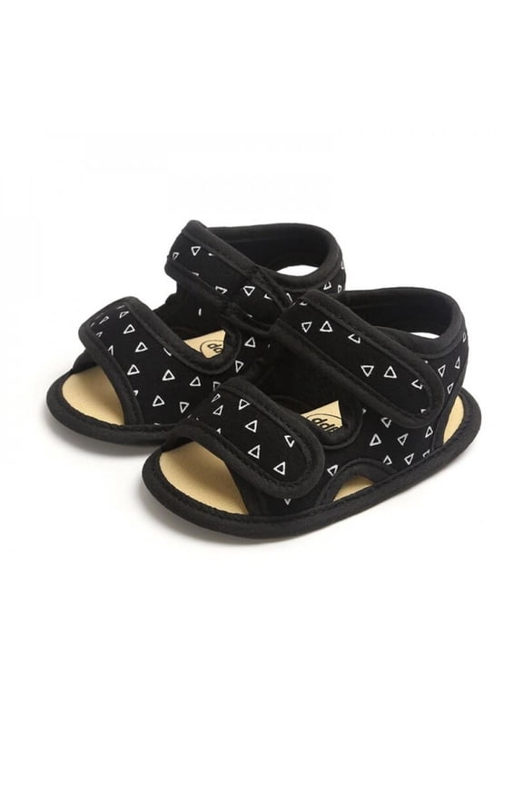 Summer Kids Boys Girls Sandal Moccasins Shoes Breathable Anti-Slip Sandals Toddler Soft Soled First Walkers 0-18M