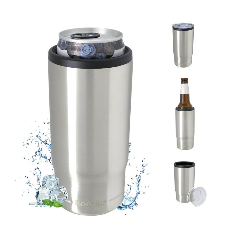 Can Steel Beer Non-slip 12oz Cooler Bottle Double-walled Insulated Vacuum  Cooler Stainless Skinny Cooler Can Cover - AliExpress