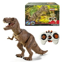 KOPPOP IR Remote Control T-Rex Dinosaur, Easy-Use Electric Walking Dinosaur Toy for Kids Boys Girls Ages 3 and up