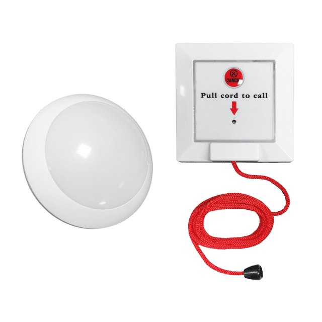 Building Pulling System KOQICALL Emergency Medical Alert System with SOS Button, Pull Cord ...