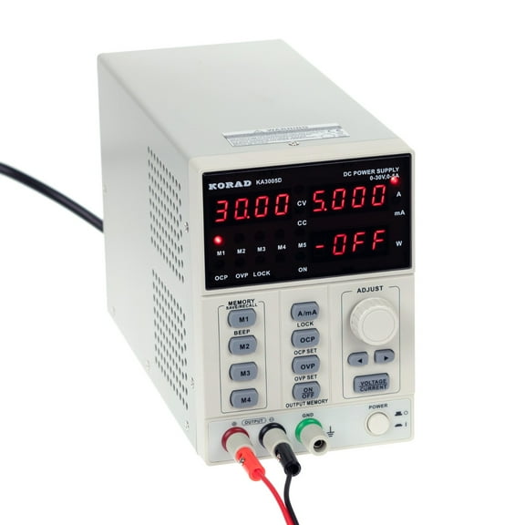 KORAD KA3005D - Precision Variable Adjustable 30V, 5A  DC Linear Power Supply Digital Regulated Lab Grade