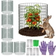 thumbnail image 1 of KORALAKIRI Plant Protector from Animals, Plant Cages for Outdoor Plants, Metal  Wire Mesh Garden Protection Animal Barrier to Keep Flower Vegetables from Rabbit Chicken, 1 of 8