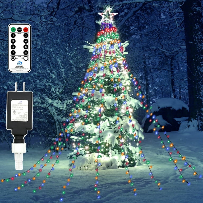 mollie Multicolor Christmas Tree Lights with Timer and 8 Mode