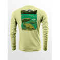 thumbnail image 1 of KORE Offshore Mens Long Sleeve UPF50+ Dri-All-Day Sunblock Fishing Shirt - LAKE SCENE, 1 of 2
