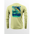 thumbnail image 1 of KORE Offshore Mens Long Sleeve UPF50+ Dri-All-Day Sunblock Fishing Shirt - POSTER, 1 of 2