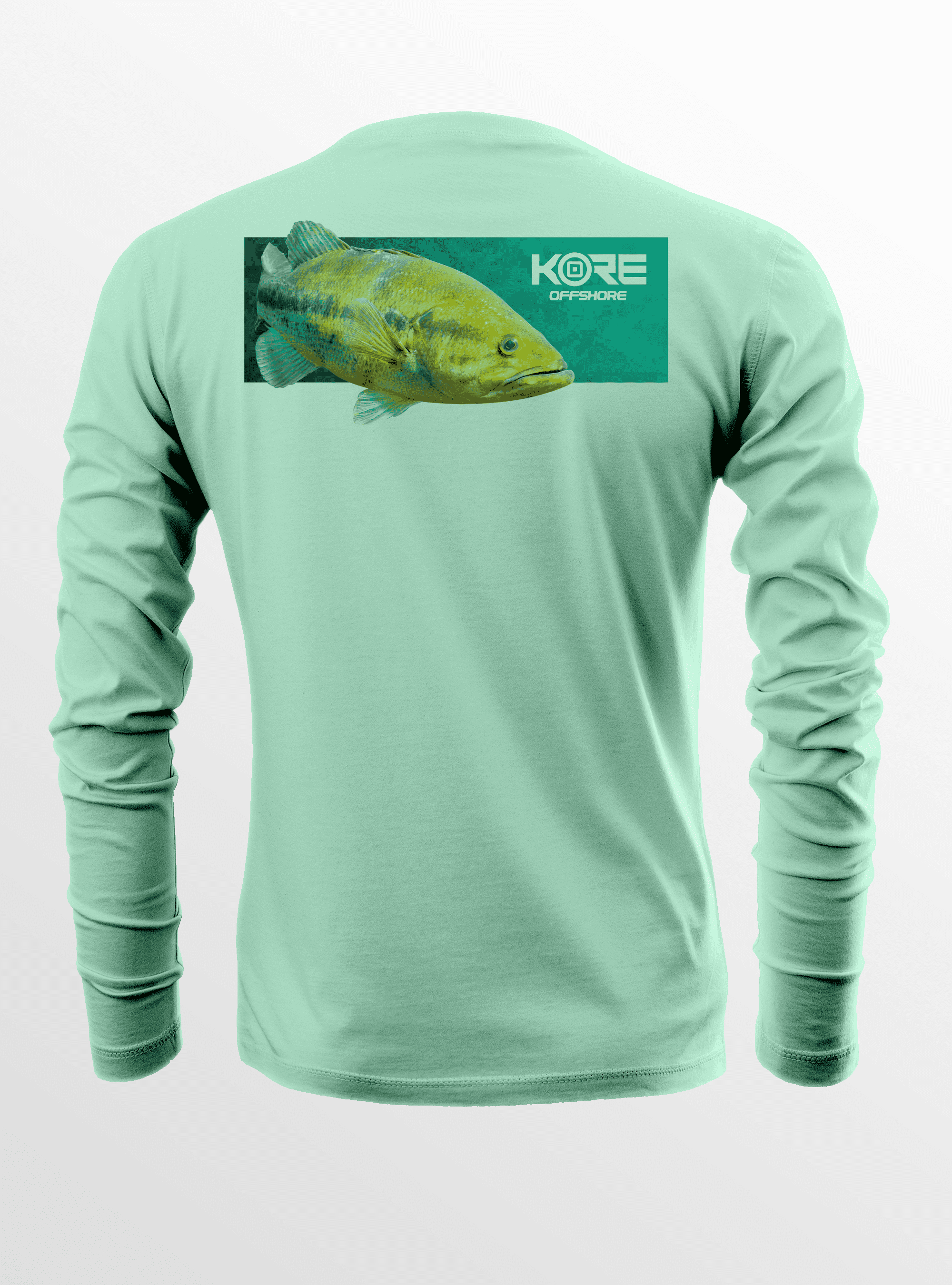 KORE Offshore Mens Long Sleeve UPF50+ Dri-All-Day Sunblock Fishing Shirt -  SNAPSHOT 