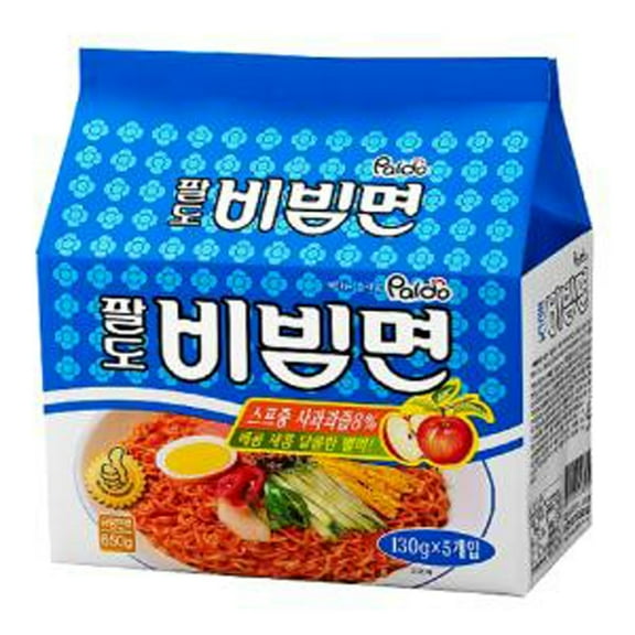 KOREA Paldo Bibim myun Cold Noodle instant ramen sweet spicy sauce 130g (10 pack)