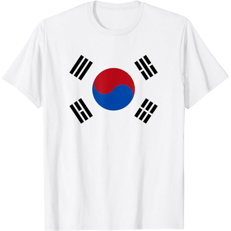 Korean Flag Shirt Flag Of Korea T-Shirt Novelty Fun Gift Korean Flag Shirt Flag Of Korea T-Shirt Novelty Fun Gift