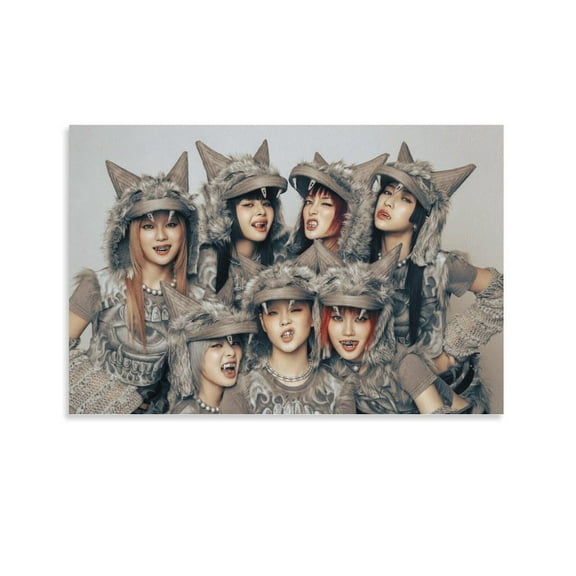 KOREAN XG WOKE UP BAND ARTIST IDOLS Canvas Art Poster And Wall Art Picture Print Modern Family Bedroom Decor Posters