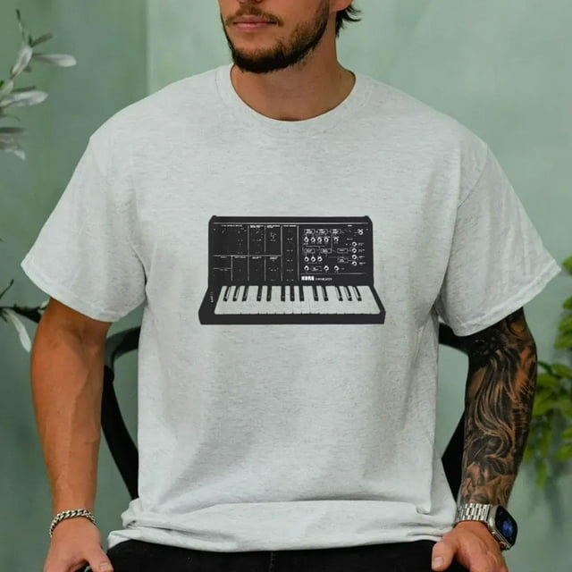 MS10 Synthesizer T Shirt analog moog modular arp 80s synth