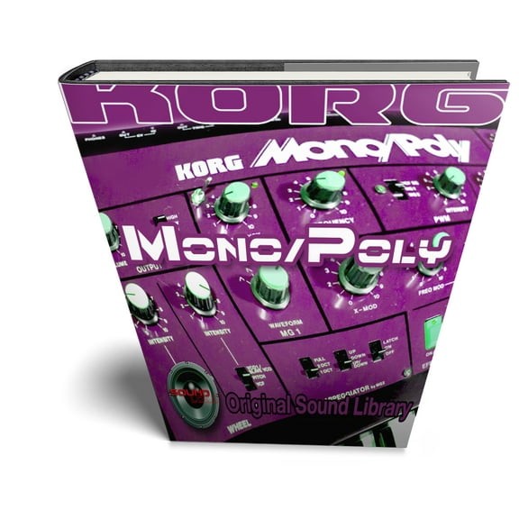 KORG Mono/Poly - Large original Wave Samples/Loops Library. Download only!