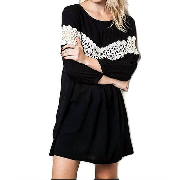 Kori Peak Of Lace Baby Doll Dress