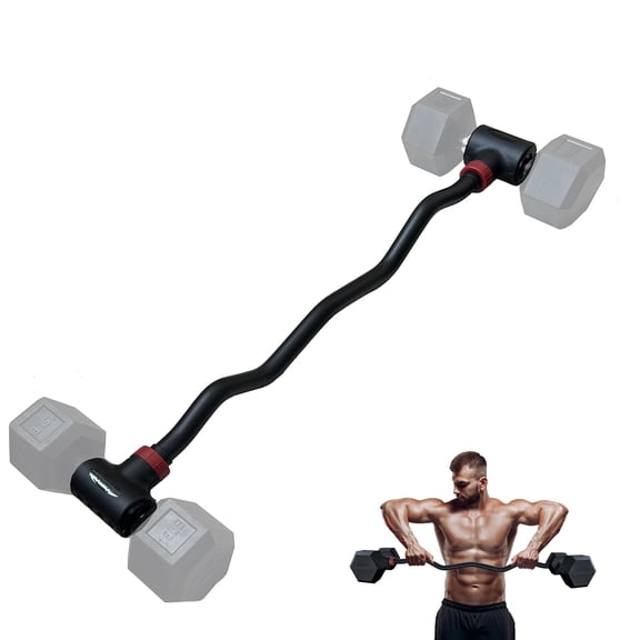 KORIKAHM Dumbbell Barbell Converter Bar, Adjustable Weight Capacitry Bar Convert to Dumbbell Set for Home Gym Strength Training
