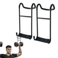 thumbnail image 1 of KORIKAHM Dumbbell Spotter Hooks Pair,Heavy Duty Steel Dumbbell Hooks Safety Connector for Barbell Bench Press Workout, 1 of 9