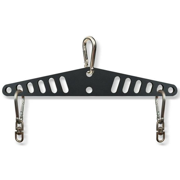 KORIKAHM Multi-Grip LAT Pull Down Bar for Home Gym Fitness, Spreader Plate LAT Pulldown Attachments for Pulley System Cable Machine, Double to Single Cable Attachment Exercise Handle