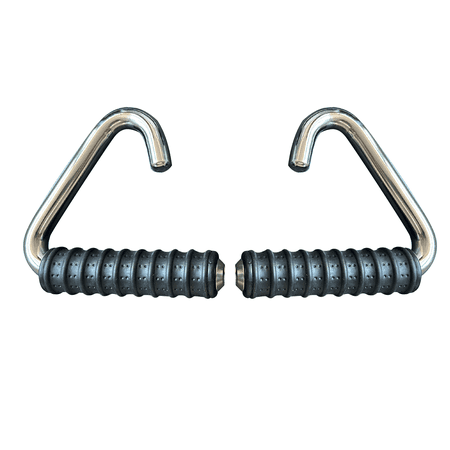 KORIKAHM Solid Steel Pull Up Handles, Neutral Grip Bar Handles for Home Gym Pull Up Workouts, Resistance Band Handles, Gym Handles