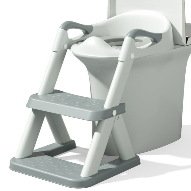 KORIMEFA Baby Potty Training Seat with Step Stool Ladder, Upgrade