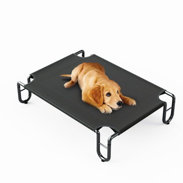 KORIMEFA Elevated Dog Bed, Portable Raised Pet Cot with Washable Breathable Mesh, NoSlip
