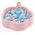 thumbnail image 1 of KORIMEFA Foam Ball Pit - Safe and Soft for Baby Infants and Toddlers Ages 1-3, Flower Shape, 200 Balls Included, Pink, 1 of 9