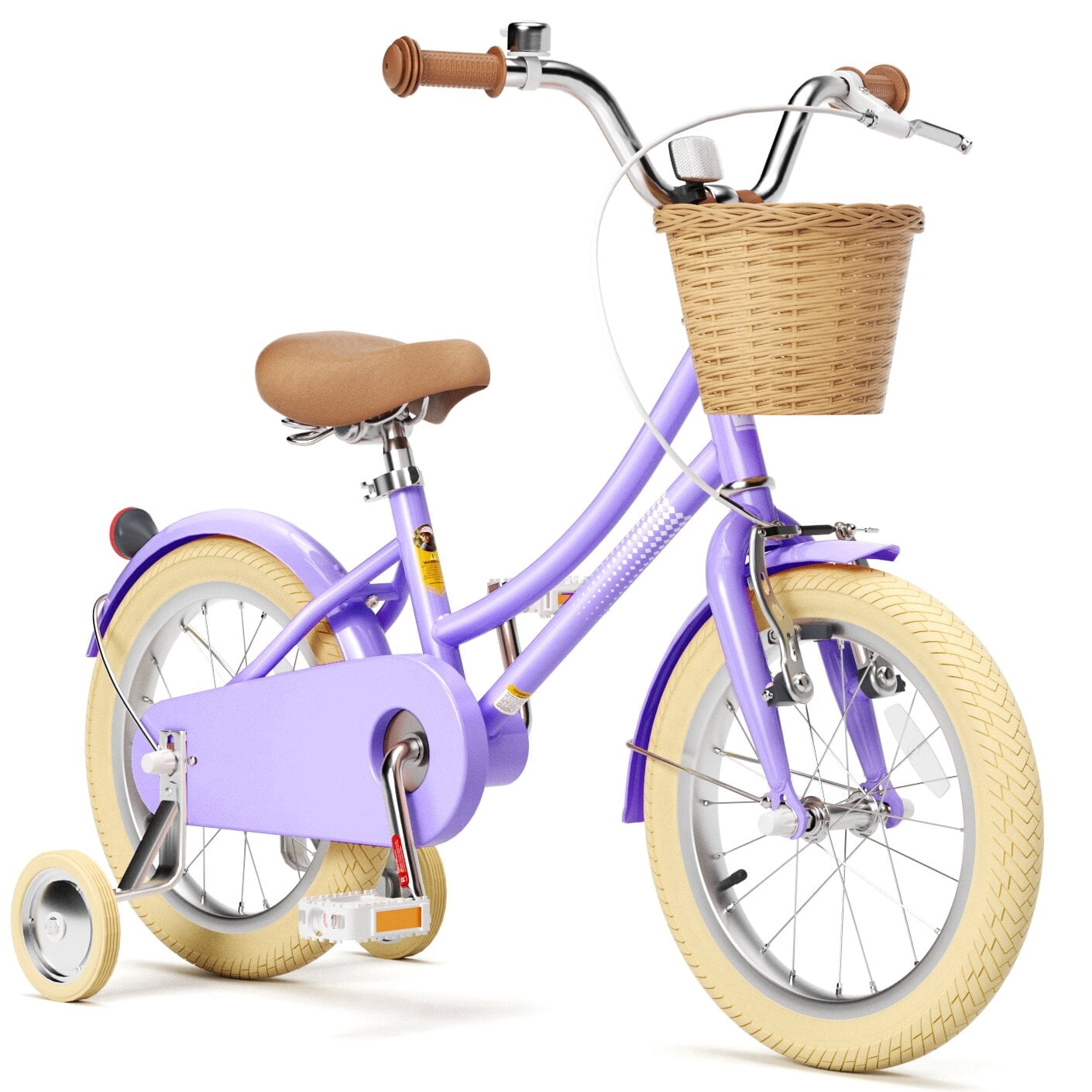 KORIMEFA Girls Bike for Toddlers 4-8 Years Old Kids, 14 Inch Kids Bike ...