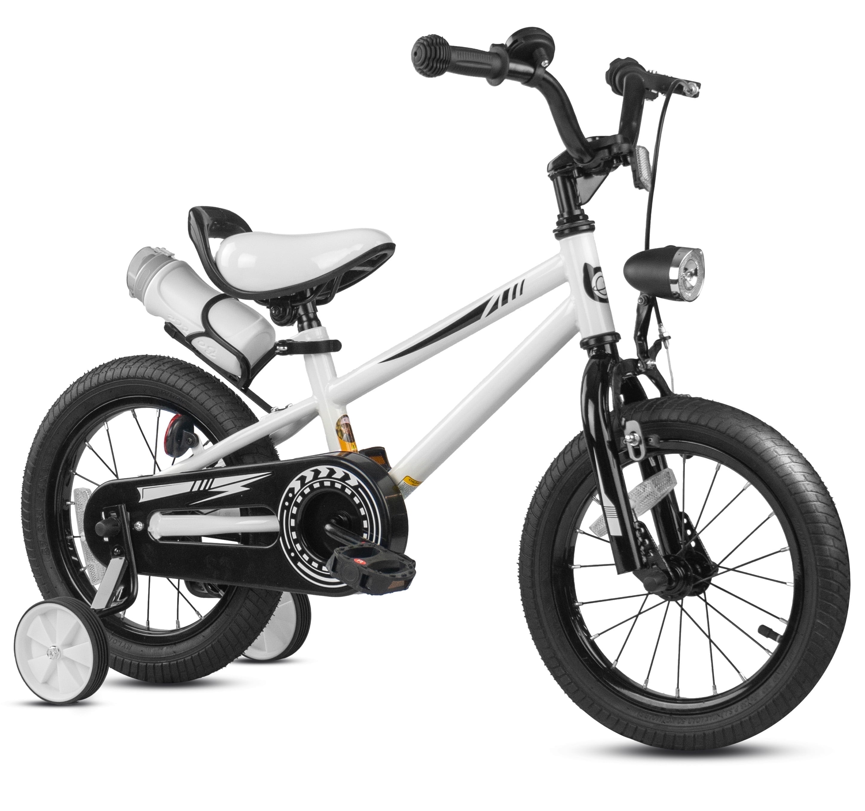 KORIMEFA 12 14 16 Inch Boys Bike with Training Wheels, Water Bottle ...