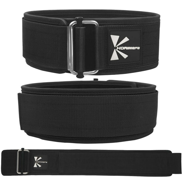 KORIMEFA Quick Locking Weight Lifting Belt, Premium Weightlifting Belt