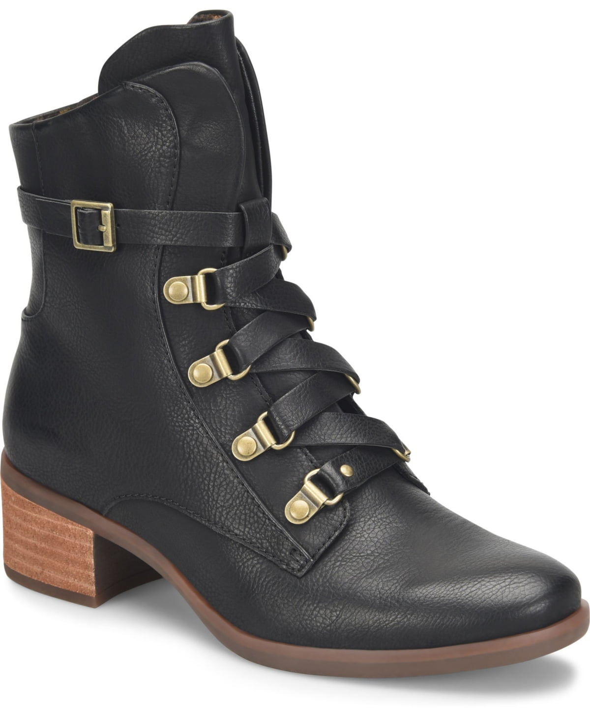 Kork-Ease TICINO Women's Western Ankle Bootie - Leather & Suede, Cushioned Footbed, Rubber Sole - View #9