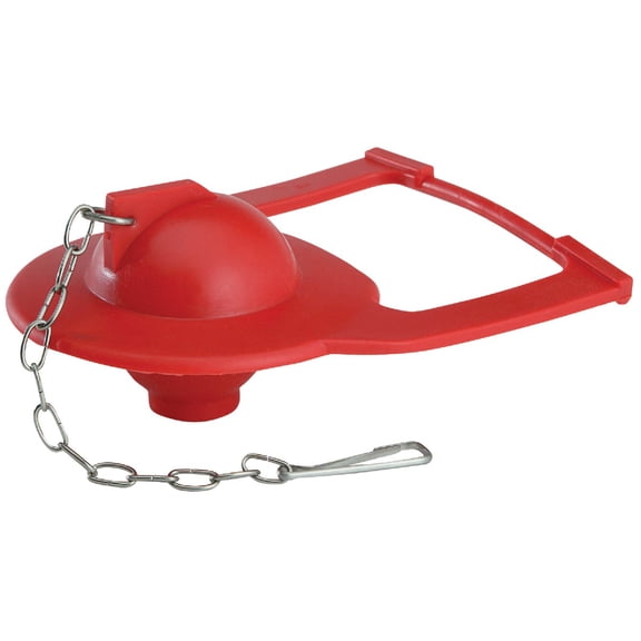 KORKY Rubber Toilet Hinge Flapper, Red, for Use with Fits Specific One-Piece Kohler Toilet Models