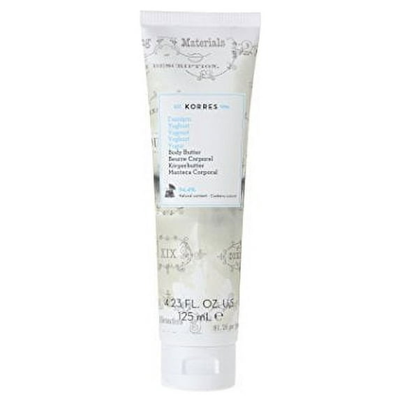 KORRES Yoghurt Body Butter 125ml, 4.23 Fl oz.