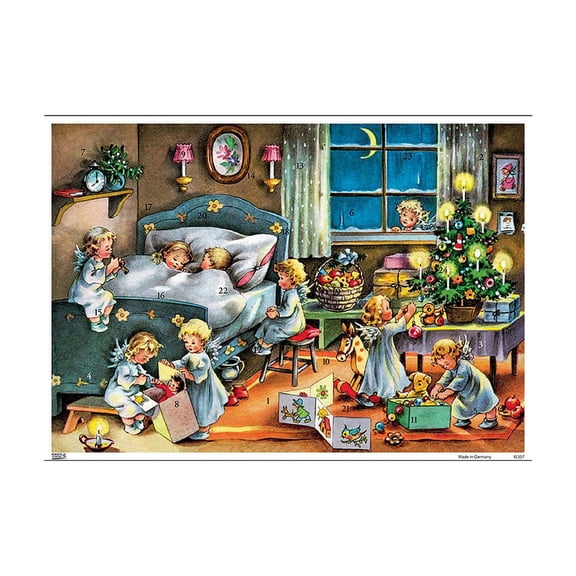 KORS 10357 Korsch Advent - Children in Bed with Angels
