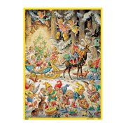 Alexander Taron Korsch Advent - Elves with Angels - 11.5" H x 8" W x .1" D