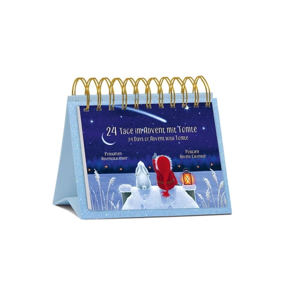 KORSCH Flip Advent Calendar - 24 Days of Advents with Tomte Images