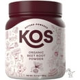 thumbnail image 1 of KOS Organic Beet Root Powder - Natural Nitric Oxide Boosting Beet Root Powder - USDA Organic, Stamina Increasing, Circulation Superfood Plant Based Ingredient, 360g, 90 Servings, Pack of 2, 1 of 1