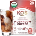 thumbnail image 1 of KOS Mushroom Coffee - USDA Certified Organic - Dark Chocolate Mocha Flavor - Mushroom Coffee Latte Powder with Reishi, Cordyceps, Lion's Mane, Chaga & Turkey Tail Mushrooms, 1 of 8
