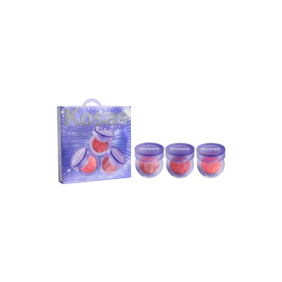 KOSAS BLUSH IS LIFE TRIO SET MULTI-DIMENSIONAL RADIANT BUILDABLE CHEEK COLOR BLUSH | SHADES EUPHORIA, DARE, SPELLBOUND | NEW IN BOX