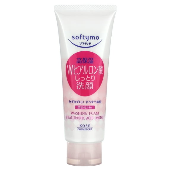KOSE SOFTYMO FACE WASHING FOAM HYALURONIC ACID MOIST 5.2oz/150g